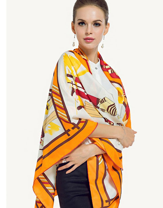 Pañuelo de seda Tamara Lempicka muestrarios tienda de ropa de mujer y accesorios de moda de mujer